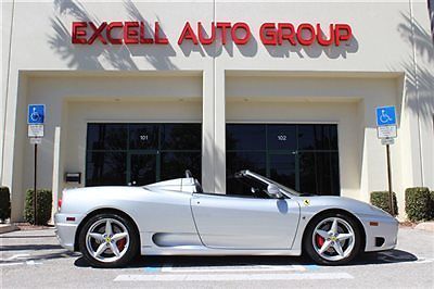 2001 ferrari 360 spyder f1 for $769 a month with $15,000 down