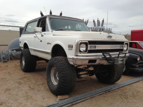 K5 blazer 72 1ton 4x4 454 th400 dana 60 front gm 14 bolt np205 4 wheel disc