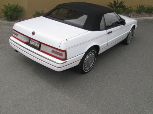 1992 Cadillac Allante 2-Door 4.5L Nice California Convertible, image 7