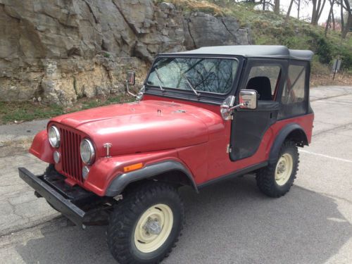 1980 jeep cj5 super solid 95% rust free tub rare 4-speed 4 cyl free shipping!