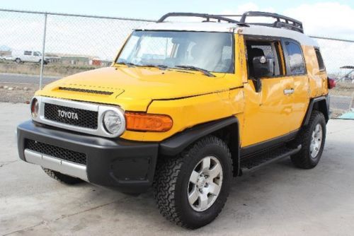 2007 toyota fj cruiser 4wd damaged rebuilder runs!! only 55k miles wont last!!