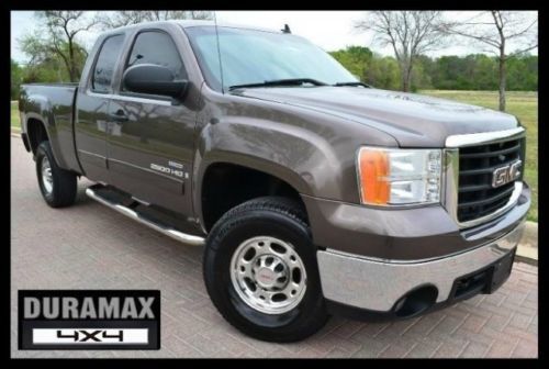 2008 gmc sierra 2500hd sle 4x4 6.6l duramax diesel. allison  one owner  carfax