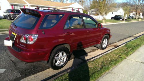 1999 lexus rx300 red 4-door suv awd 150k miles