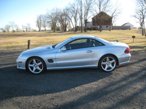 2007 mercedes-benz sl55 amg base convertible 2-door 5.5l