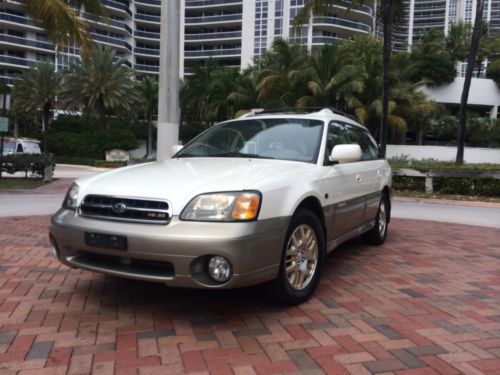 2001 subaru legacy outback ll bean h6 3.0 4x4,fl car,1 owner,warranty,htd seats