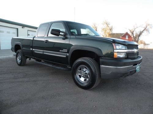 2004 chevrolet 2500 4x4 duramax diesel extended cab long bed automatic