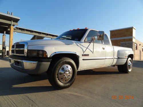 1999 dodge ram3500 dually 5.9l 24v cummins 6speed man tx rustfree driveslikenew