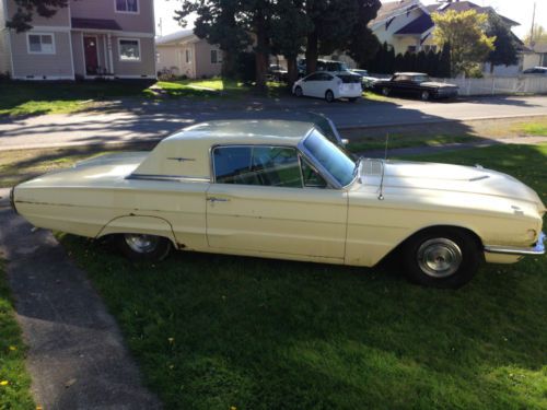 1966 ford thunderbird (tbird) 390 cu in engine absolute barn find great start