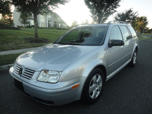 &#039;03 vw jetta tdi wagon turbo diesel 5 speed manual gls sunroof 50 mpg silver/blk