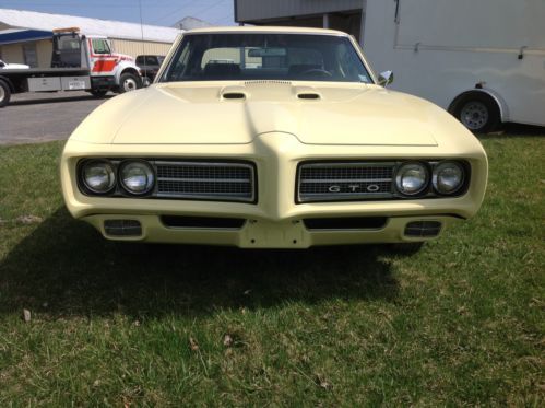 1969 pontiac gto numbers match hardtop coupe