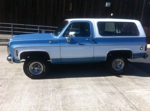 1976 chevy cheyenne 4x4 k5 blazer 1 family owner no reserve auction video