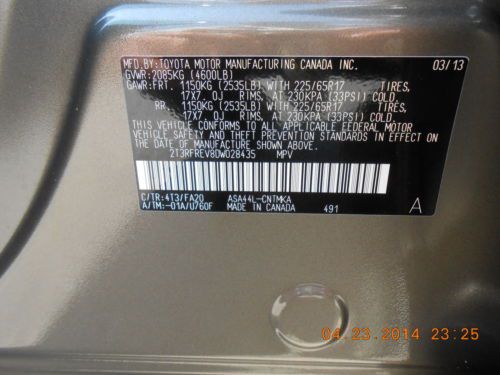 2013 Toyota RAV4 All Wheel Drive XLE 4X4, image 43