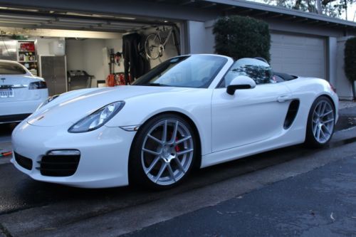 2013 porsche boxster s - white/black - 13k miles - excellent condition