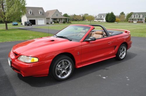 1997 ford mustang svt cobra convertible 2-door 4.6l