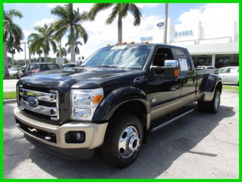 12 tuxedo black 6.7l v8 f-450 dually diesel 4wd king ranch fx4 off-road *sunroof