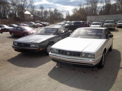 1988 cadillac allante base convertible 2-door 4.1l, lot of 2 allante&#039;s, 2 for 1