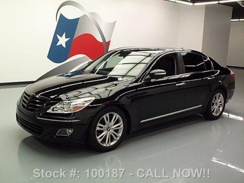 2010 hyundai genesis 4.6 sunroof htd leather nav 43k mi texas direct auto