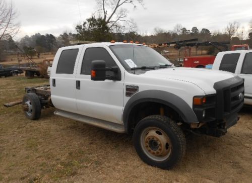 2008 ford f550 xl crew cab..4x4  cab, and chassis   needs work