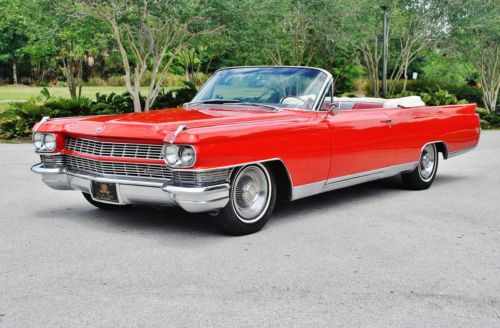 Simply beautiful 1964 cadillac eldorado convertible fully restored  must see wow