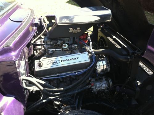 1956 ford f100 street rod 466 cu inch purple, image 3