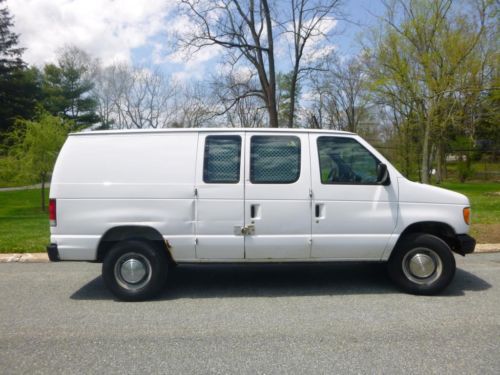 2000 ford e-250 3/4 ton cargo van one owner no reserve