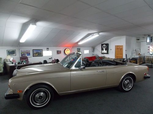 1979 rolls-royce corniche convertible...only 10,421 original miles!!!!!