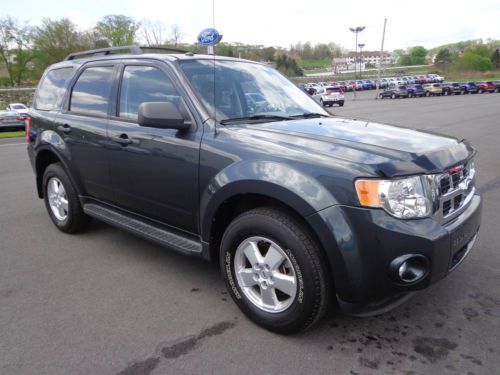 2009 escape xlt 3.0l v6 4wd sunroof carfax video black pearl slate 53k miles