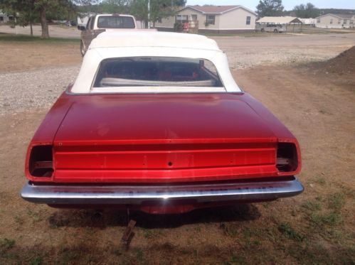1967 Plymouth Barracuda 2dr Convertible 37,392 miles, image 2