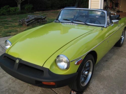 1975 mg mgb 50th anniversary roadster with overdrive