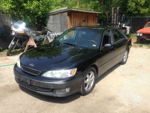 2001 lexus es300 black on black