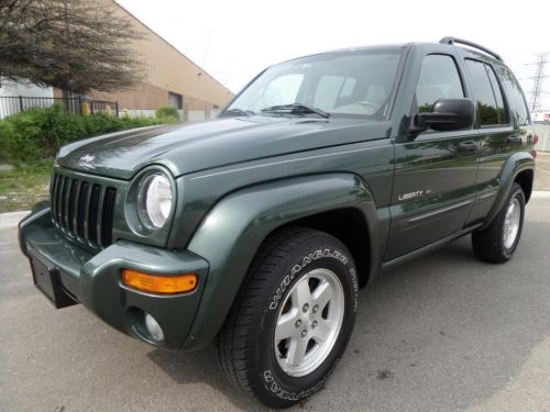 2003 jeep liberty limited edition 3.7l v6 4x4 power seat sunroof low miles