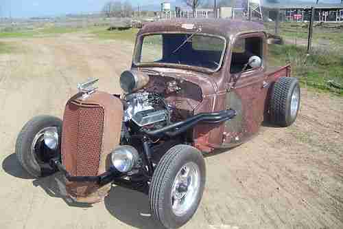 1935 Ford Pickup Truck Rat Hot Rod on Air Ride, image 2