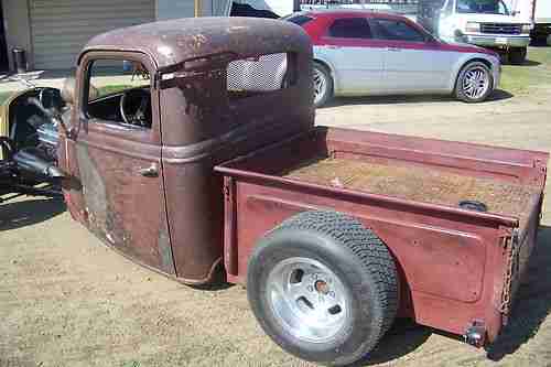 1935 Ford Pickup Truck Rat Hot Rod on Air Ride, image 4