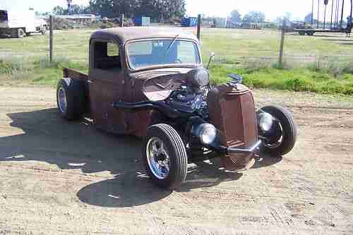1935 Ford Pickup Truck Rat Hot Rod on Air Ride, image 8