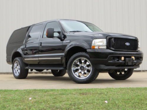 04 excursion limited 6.0l power-stroke turbo diesel 4x4 20s entertainment tx