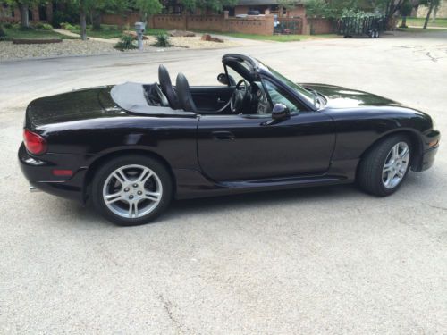 Mazda miata mx-5, black cherry, 2004