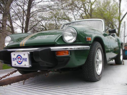 1978 triumph spitfire mark v 1500 - scca champion special edition 26,000 miles