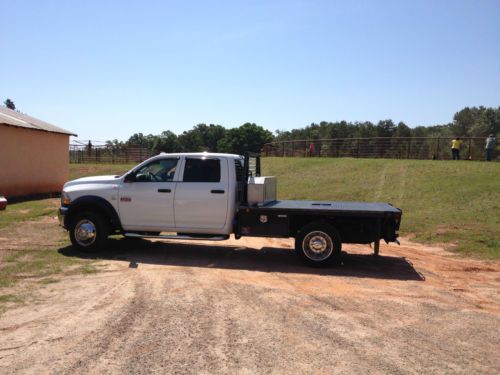 2011 dodge ram 4500 diesel crew cab 4x4 auto truck with hauler bed