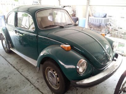 1974 super beetle coupe runs and drives great new paint autostick