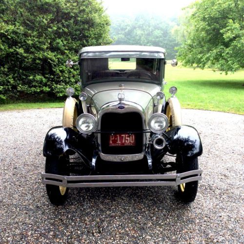 1929 4 door, beautiful restoration, correct two tone paint, runs like a dream