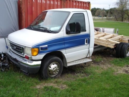 Ford E450 Diesel Cutaway Dually Hot Shot Chassis 108K Miles, image 2