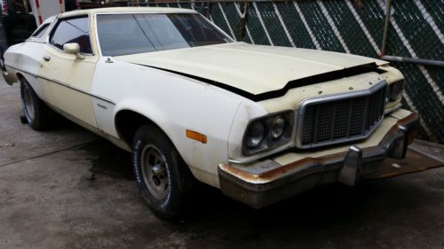 1976 ford torino (no drivetrain) project car, 40k original miles starsky &amp; hutch