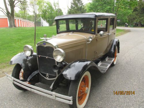 1930 ford model a sedan antique car