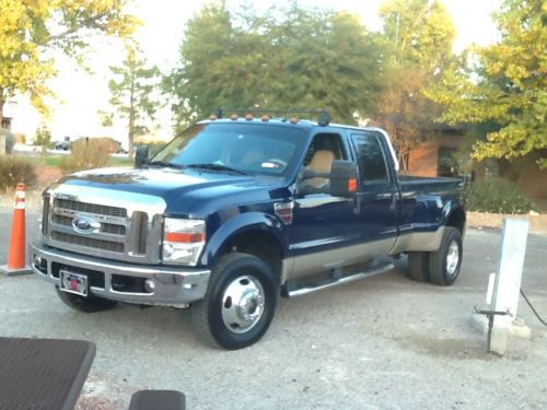 2008 ford f-350 super duty lariat crew cab pickup 4-door 6.4l