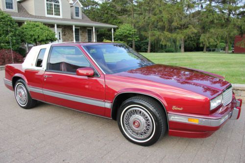 1989 cadillac eldorado 2-dr coupe 43k original miles pristine caddy ! no reserve