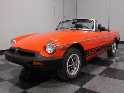 Orange on black roadster, clean southern car, am/fm/cd, nice mgb!!