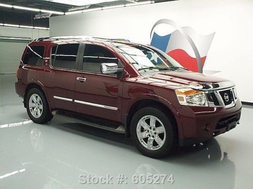 2011 NISSAN ARMADA PLATINUM SUNROOF NAV DVD 20'S 61K MI TEXAS DIRECT AUTO, US $30,780.00, image 3