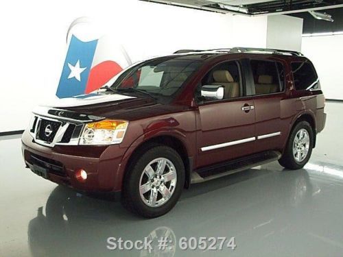 2011 NISSAN ARMADA PLATINUM SUNROOF NAV DVD 20'S 61K MI TEXAS DIRECT AUTO, US $30,780.00, image 9