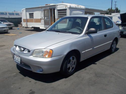 2002 hyundai accent, no reserve