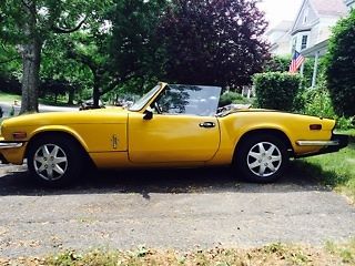 Triumph spitfire convertible